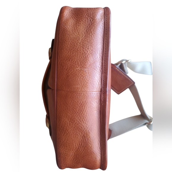 Dooney & Bourke Florentine Ellie Leather Crossbody Bag In Natural - Picture 6 of 16